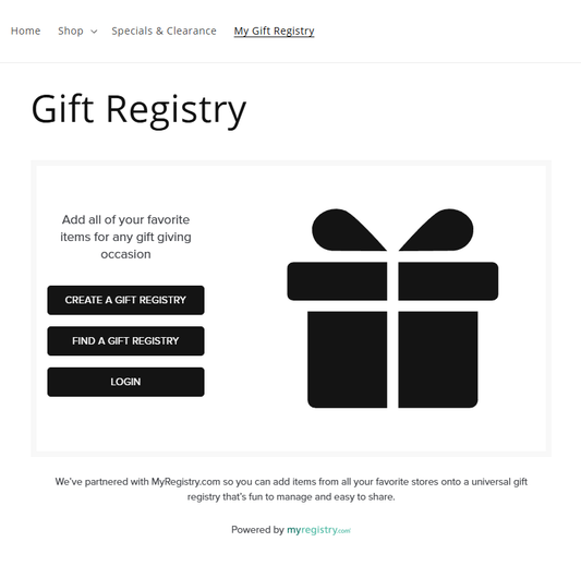 Create the Perfect Wishlist with Our New Gift Registry Feature