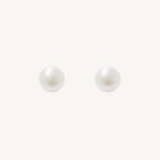 Baby, Children's and Teens' Earrings: Hypoallergenic Surgical Steel 4mm Faux Pearls with Screw Backs