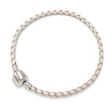 Children's Bracelets: European Style Leather Starter Bracelets with Solid Sterling Silver Snap Clasp NOW HALF PRICE!
