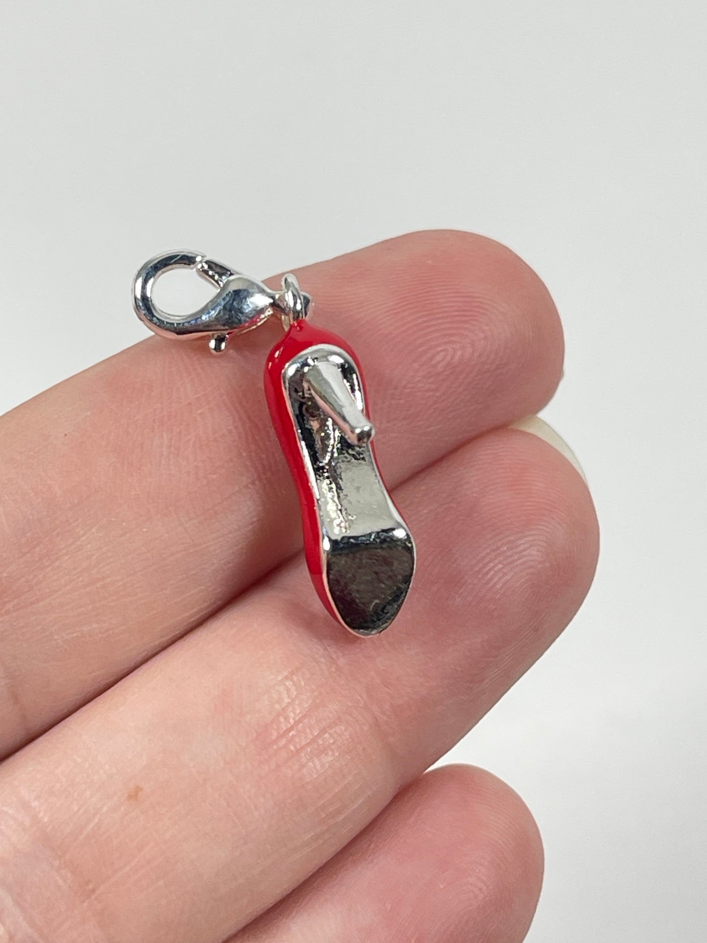 Mothers' Charms: Sterling Silver High Heeled Shoe charm