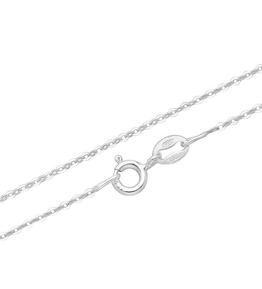 Children's Chains:  Sterling Silver Chains 13" Made in Italy