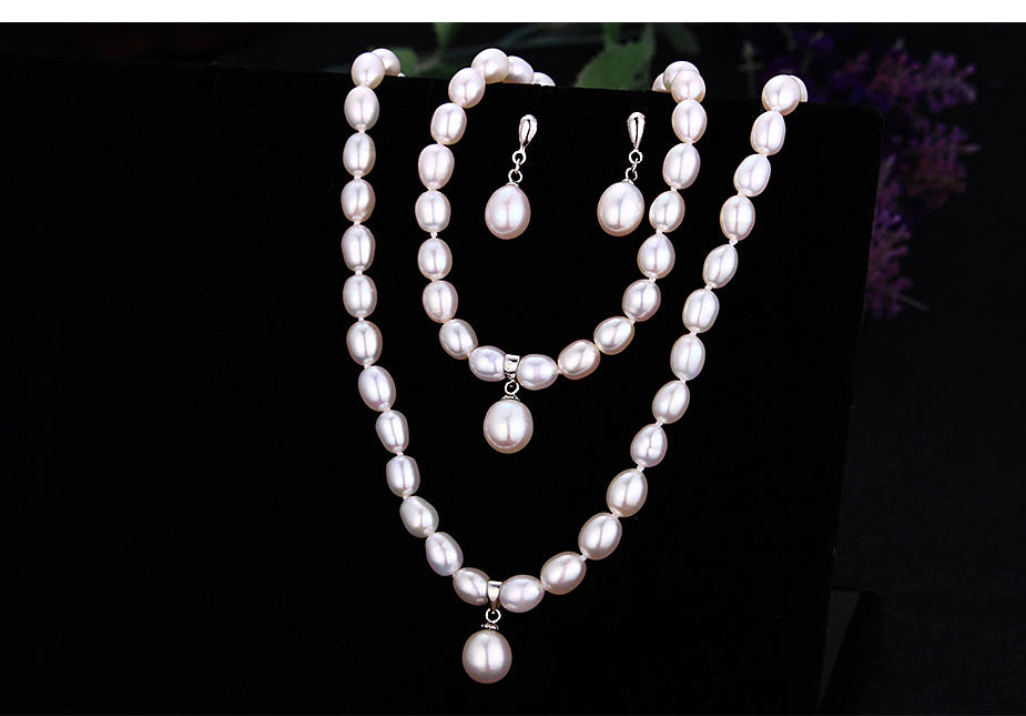 Children s Teens and Adults Pearl Jewellery Sets Sterling