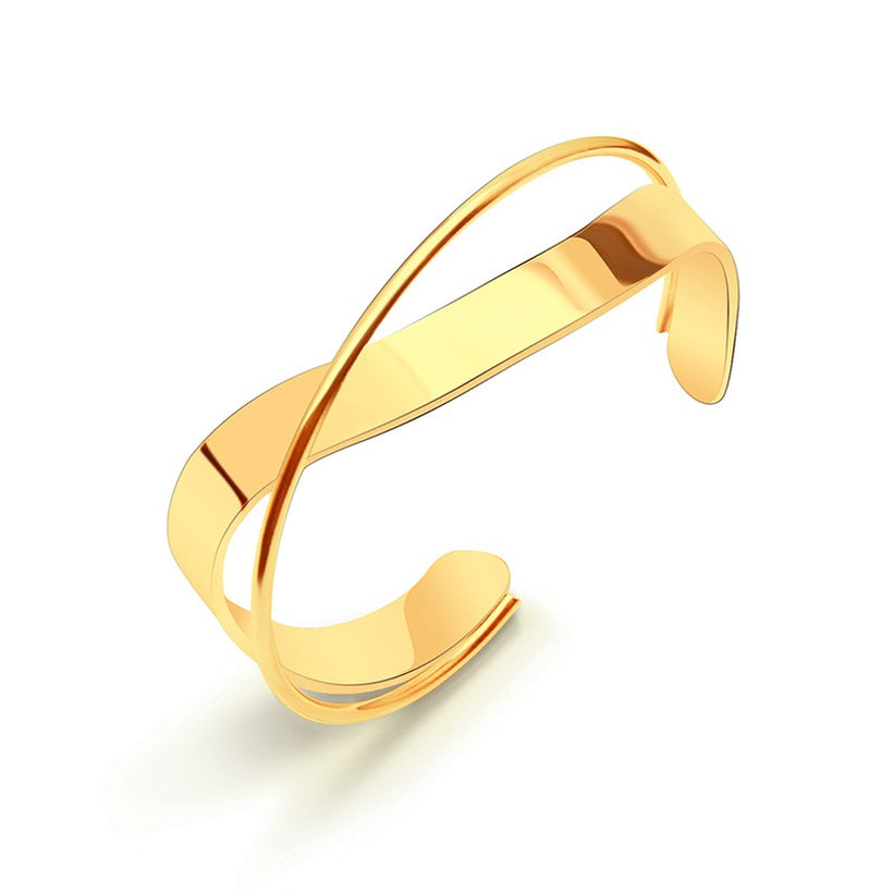 Children's, Teens' and Mothers' Bangles: Surgical Steel, Gold IP, Bangle with Gift Box