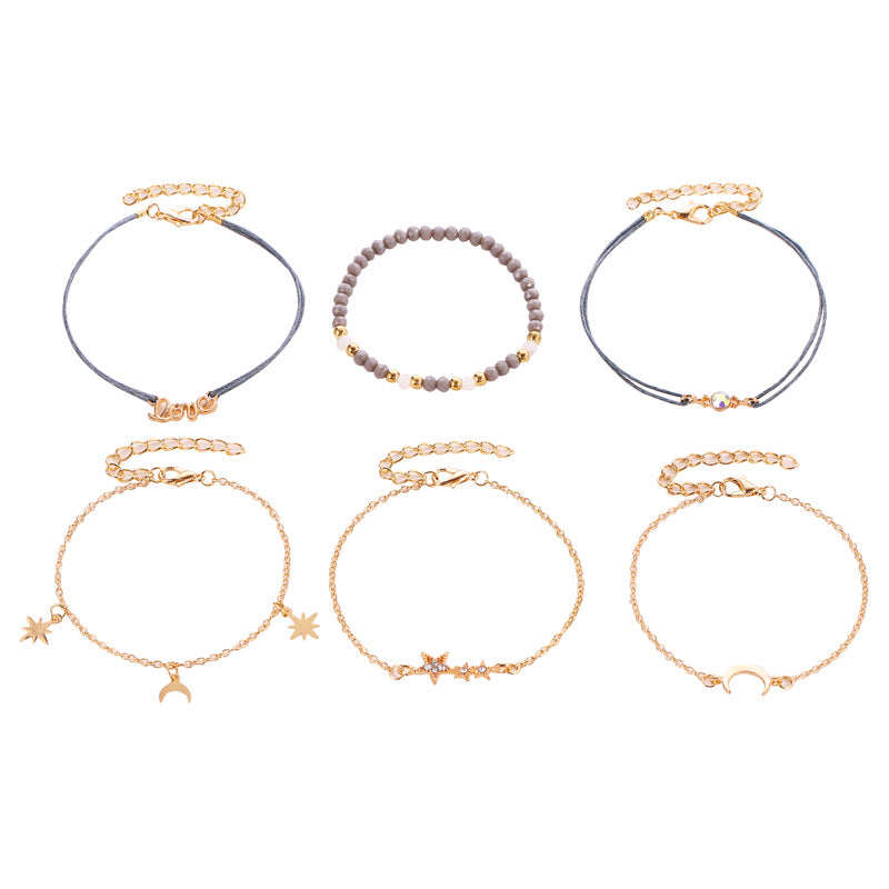 Children's, Teens' and Mothers' Fashion Layered Bracelet Sets