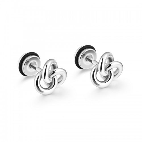 Children's, Teens' and Mothers' Earrings:  Titanium Knot Earrings with Easy Grip Screw Backs