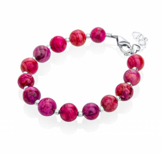 Baby and Children's Bracelets: Sterling silver, Lace Agate Bracelets Ages 1 - 4