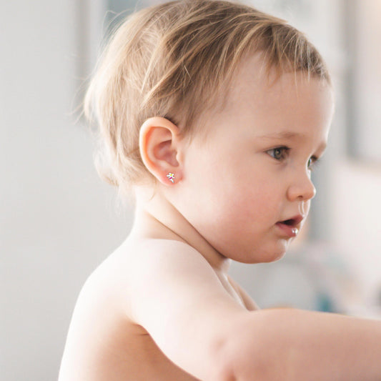 Baby and Children's Earrings: Sterling Silver Fairy Stud Earrings