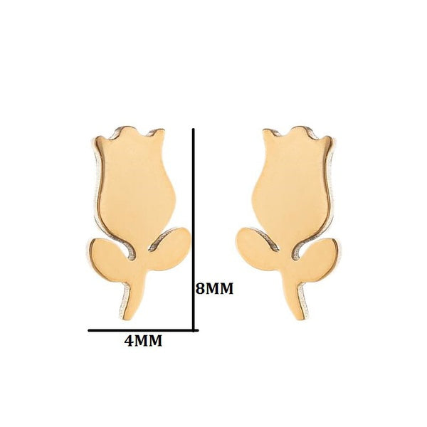 Baby and Children's Earrings: Surgical Steel Tulip Earrings