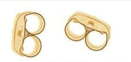 Baby and Children's Earrings:  14k Gold Push On Backs (Backs Only)