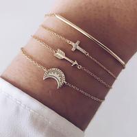 Children's, Teens' and Mothers' Fashion Layered Bracelet Sets