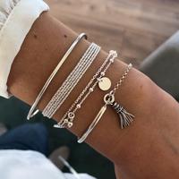 Children's, Teens' and Mothers' Fashion Layered Bracelet Sets