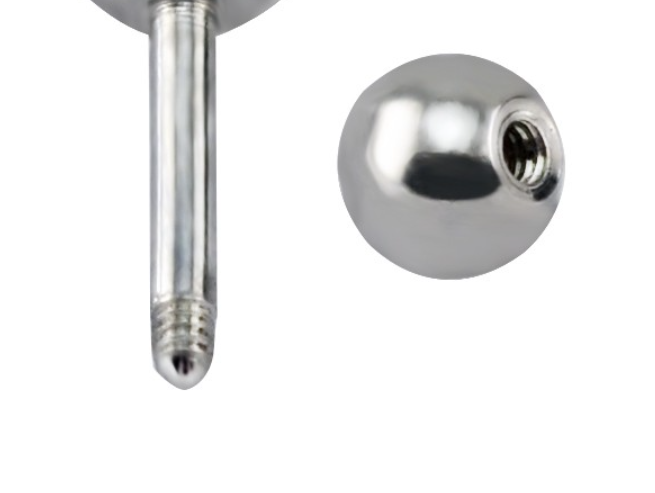Baby and Children's Earrings:  Surgical Steel Ball Screw Back Spares (2)