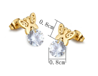 Children's, Teenagers' and Mothers' Earrings:  Surgical Steel x 3 pair Gift Pack 15 NOW ON SPECIAL