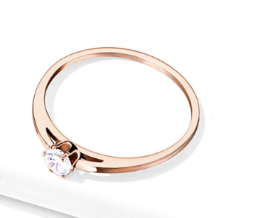 Children's Rings:  Surgical Steel with Rose Gold IP, Size 5