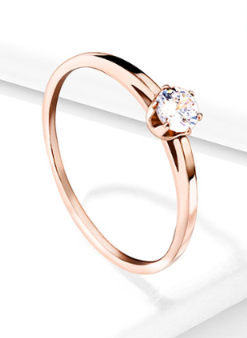 Children's and Teens' Rings:  Surgical Steel with Rose Gold IP, Size 7
