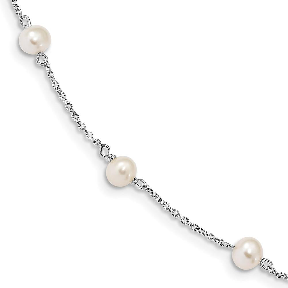 Children's Bracelets:  Sterling Silver, Cultured Pearl Extension Bracelets - Age 1 - 5 with Gift Box
