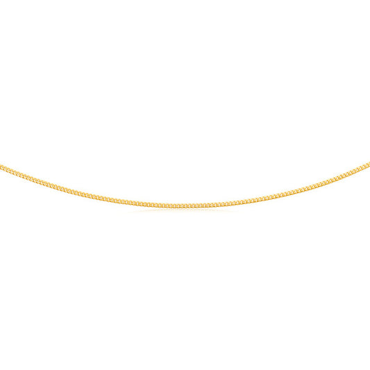 Children's, Teens' and Mothers' Chains:  Gold Plated 45cm Chains (Nickel Free)