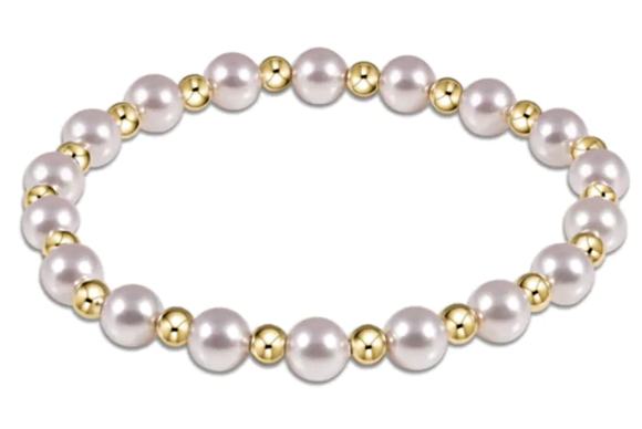 Children's, Teens'and Mothers' Bracelets:  Sterling Silver Lab Created Opal Charm on Lavender Freshwater Pearl Bracelets with Charm