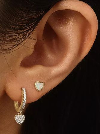 Children's and Teens' Earrings:  14k Gold over Sterling Silver Huggie Hoops - New "Audrey Collection"