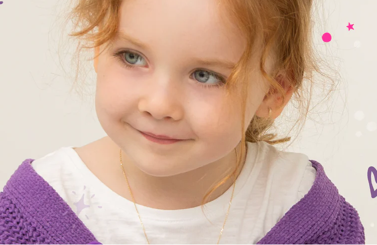 Children's Earrings:  14k Gold Over Sterling Silver Sleeper Earrings 12mm