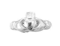 Childrens Rings:  Sterling Silver, Traditional Claddagh Rings