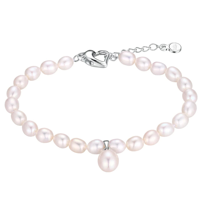 Children's, Teens' and Adults' Pearl Jewellery Sets:  Sterling Silver, AAAA Freshwater Pearl Necklace, Bracelet and Earrings Set with Gift Box