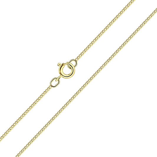 Children's, Teens' and Mothers' Chains:  14k Gold over Sterling Silver - 45cm