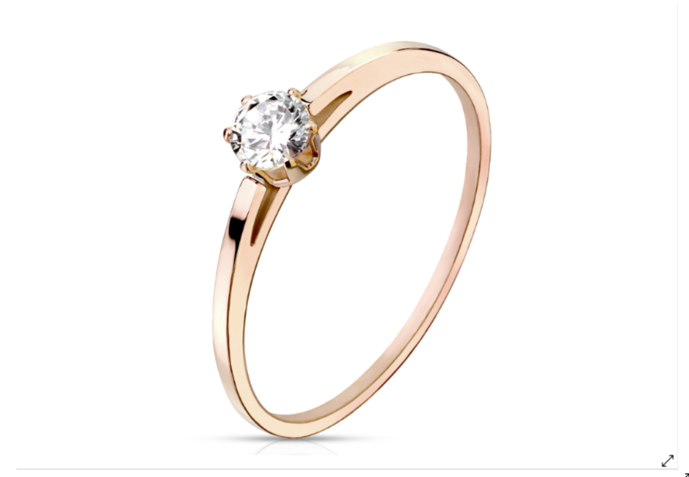 Children's Rings:  Surgical Steel with Rose Gold IP, Size 5