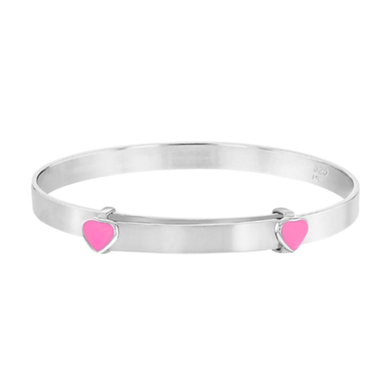 Silver Swirl Expanding Baby Bangle - F2631 | Chapelle Jewellers
