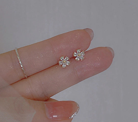 Children's Earrings:  Fairy Kisses Earrings with Push Backs - Sparkle Unicorns