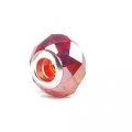 Children's Beads:  Faceted Glass European Style Beads with Silver Plated Core