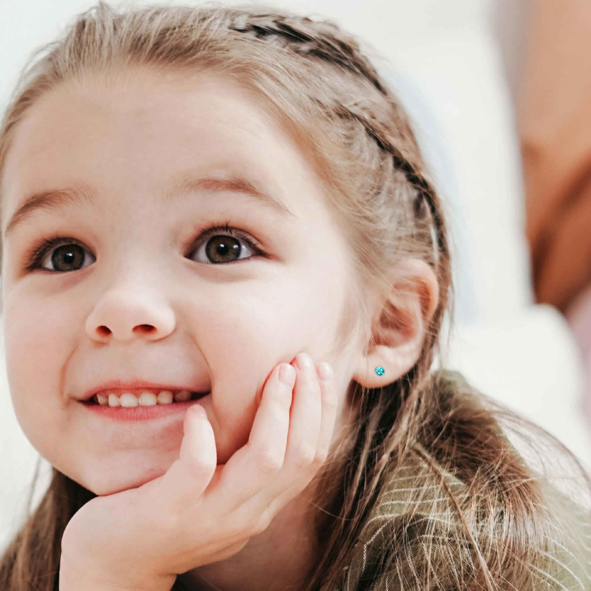 Children's 2025 ladybug earrings