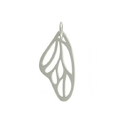 Children's Necklaces:  Sterling Silver Butterfly Wings on Preferred Chain Length