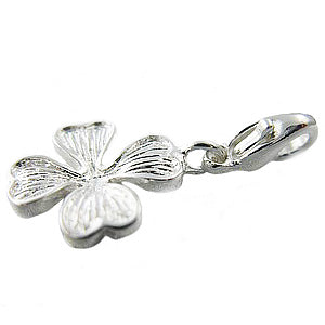 Mothers' and Children's Charms:  Sterling Silver Four Leaf Clover Charms
