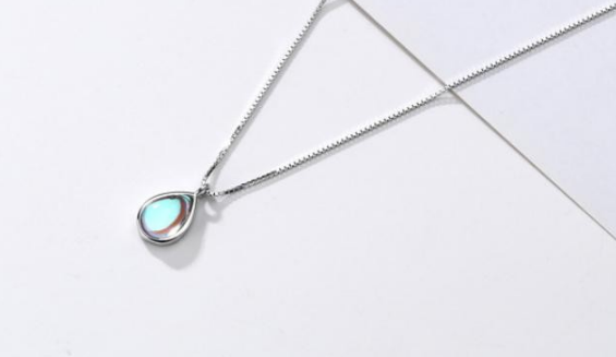 Children's, Teens' and Mothers' Necklaces:  Sterling Silver, Moonstone Necklace