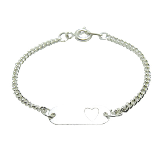 Baby Bracelets: Silver Plated 12cm ID Bracelets for Newborns