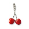 Children's Charms:  Red Cherry Charms