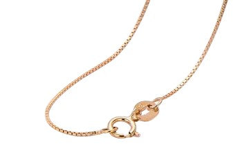Children's Chains:  18k Rose Gold over Sterling Silver 40cm Chains