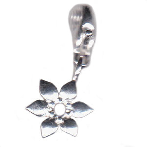 Mothers' and Children's Charms:  Sterling Silver Flower Charms