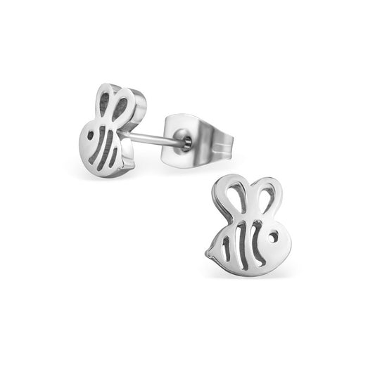 Baby and Children's Earrings:  Surgical Steel Bee Earrings