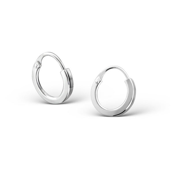 Children's Earrings:  Sterling Silver Children's Sleepers 10mm