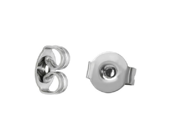 Children's Earrings:   Surgical Steel Earring Nuts - Spares (2)